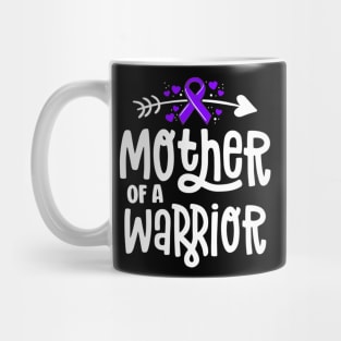 Womens Mother Of A  Hodgkins Lymphoma Cancer Family Support Mug